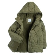 COOL CLUB prechodná zateplená bunda prešívaná khaki 152 / GIRL