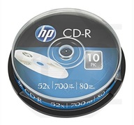 CD Hewlett Packard CD-R 700 MB 10 ks