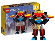 LEGO CREATOR 3W1 31124 SUPER ROBOT zestaw klocków 3w1 robot samolot smok