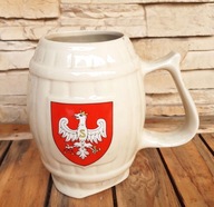 Stary kufel ceramiczny TUŁOWICE SŁAWKÓW PRL