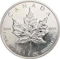 56. Kanada, 5 dolarów 2006, Liść klonu , 1 oz Ag999