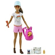 Zestaw Barbie Relaks: Lalka, Piesek, Plecak-Nosidł
