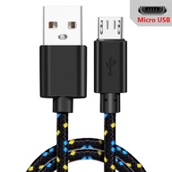 Black 0.5m Usb Type C Cable For Samsung S20 S21 Xiaomi Nylon Braided Cable