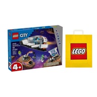 LEGO CITY č. 60429 - Vesmírna loď a objavovanie asteroidu + Taška LEGO