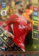 2025 FIFA 365 speciális kártya MOMENTUM Liverpool Cody GAKPO panini RARE