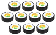 LEGO Élelmiszer 10db Sushi Csempe 1x1 98138pb261