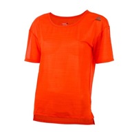 Tréningové tričko krátky rukáv Reebok oranžová a červená farba
