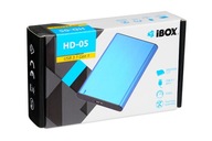 iBOX obudowa na dysk SSD HDD 2,5" USB 3.1 Gen.1 niebieska ALUMINIOWA