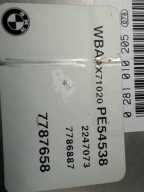 control unit of the engine 2.0 D 7786887 Bmw Seria 3 IV (1998-2006) E46