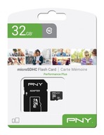 Karta SD SecureDigital 32GB PNY SDXC cl10 +adapter