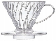 Dripper kawy HARIO V60-01 Przezroczysty plastikowy