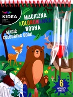 MAGICZNA WIELORAZOWA KOLOROWANKA WODNA KIDEA ZWIERZĘTA