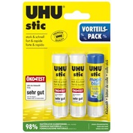 UHU Value Pack Tuhé lepidlo a Tuhé lepidlo Magic 3 ks.