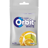 DRAŻE GUMA ORBIT WHITE FRUIT TOREBKA