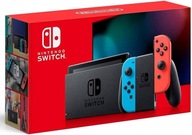 Z8646 Nintendo switch konsola Joy-Con v2 czerwono-niebieska