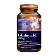 DOCTORLIFE Laktoferyna bLF 200 mg wsparcie odporności, 60 kapsułek