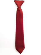 Červená tmavá kravata-detská kravata na gumičke