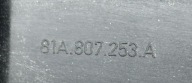 support left of a bumper rear part AUDI Q2 81A 81A807253A