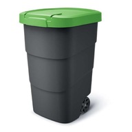 Odpadkový kôš Keden WHEELER 110 L - zelený