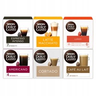 Kapsule Nescafe Dolce Gusto kávová súprava MIX 96 ks 4+2