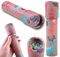 KALEIDOSZKÓP GYEREKEKNEK NAGY FORGATHATÓ TÁVCSŐ AJÁNDÉK JÁTÉK