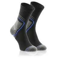 PRACOVNÉ PONOŽKY pánske BAVLNENÉ ponožky ŠPORTOVÉ ČIERNE VYSOKÉ 3 PÁRY