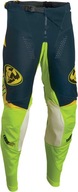 Thor Pulse 04 LE spodnie cross enduro niebieski/żółty fluo 30