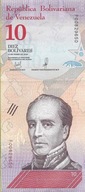 Banknot 10 Bolivar 2018