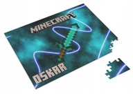Renomovaný tovar MINECRAFT Puzzle MINECRAFT + MENO + krabička A4 35 dielikov od výrobcu MINECRAFT.