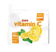 Vitamín C čistý Great One 0,5kg - kyselina l-askorbová a askorbát vápenatý
