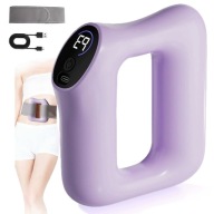 PAS WIBRACYJNY 1200MAH 5 POZIOMÓW INTENSYWNOŚCI FIOLETOWY Z TERAPIĄ CIEPŁA