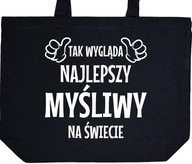 NAJLEPSZY MYŚLIWY torba zakupy prezent