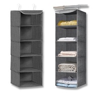 ORGANIZÉR DO ŠATNÍKOVEJ SKRINE BAMBUSOVÉ VLOŽKY ZÁVESNÝ REGÁL SKLADACÍ