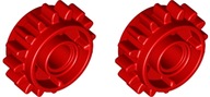 LEGO Technic Zębatka 16 sprzęgło 18946 6100930 czerwony - 2 szt