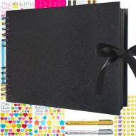 SCRAPBOOK ALBUM AJÁNDÉK FOTÓK MATRICÁK 956 DB DIY DÍSZÍTHETŐ