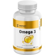 Omega 3 Insport Nutrition 90 kap EPA DHA srdce