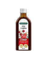 Premium Rosa Syrop z soków NFC z owoców róży i malin 250 ml