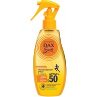 Olej na opaľovanie transparentný sprej Dax Sun premium SPF 50, 200 ml