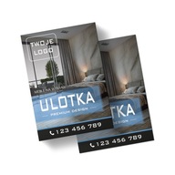 ULOTKI 135g - A6 1000 szt, DL 750, A5 500, A4 250.