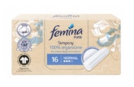 FEMINA Organické tampóny Normal 16 ks