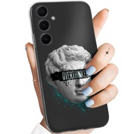 Zadný Kryt Hello Case pre SAMSUNG GALAXY A55 5G Puzdro s potlačou,farba antracitové umenie anjel