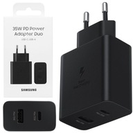 Orginalna Szybka Ładowarka sieciowa Samsung 35W Power Delivery 3A 2x USB