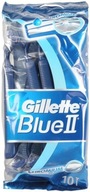 GILLETTE BLUE II CHROMIUM MASZYNKI DO GOLENIA x 10
