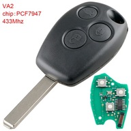 Pre diaľkové ovládanie s čipom PCF7947 a čepeľou VA2 vhodné pre