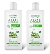 Equilibra Naturale Hydratačný aloe vera šampón, 250 ml + 250 ml