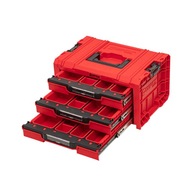 Skrinka na náradie so zásuvkami Qbrick PRO Drawer 3 Toolbox EXPERT RED