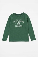 Pepe Jeans fep rękawem logo z koszulka długim zielona print 182 NH4