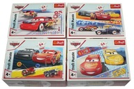 Puzzle TREFL 54 - DISNEY AUTA CARS x4 zestawy !