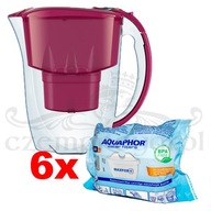 Dzbanek Aquaphor Amethyst wiśnia 6x Maxfor Plus