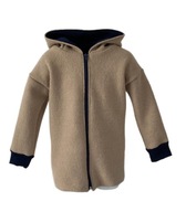 Bluza kurtka z kapturek ciepła wełniana 110 cm wool 100% wełna parzona